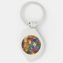 Luxury Colorful Crystal Mosaic Seamless Pattern