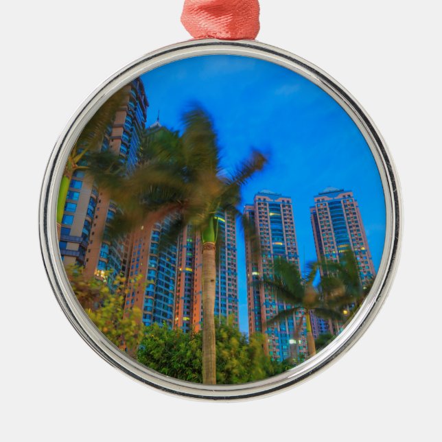 Luxury Condominiums in China Metal Ornament (Front)