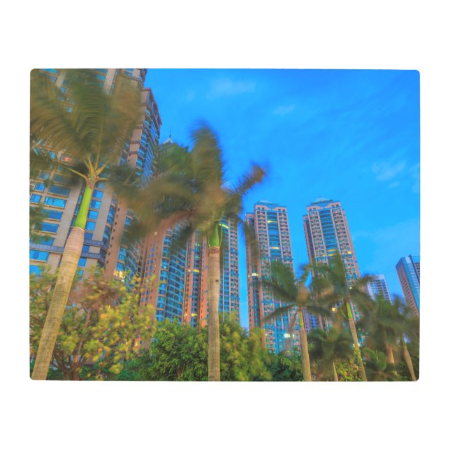 Luxury Condominiums in China Metal Print (Front)