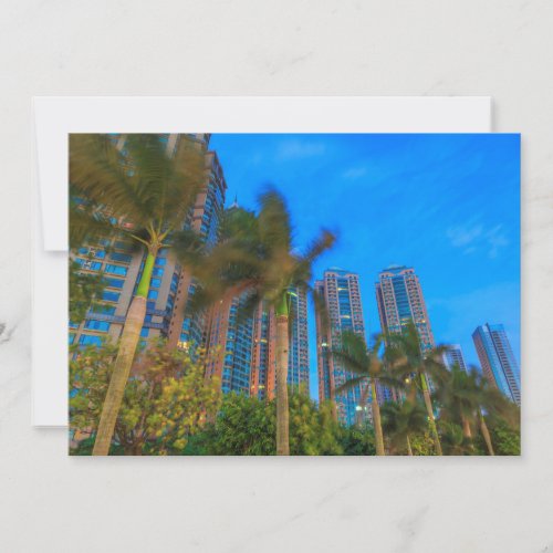 Luxury Condominiums in China Thank You Card