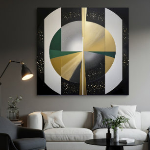Luxury Cosmic Geometry Poster