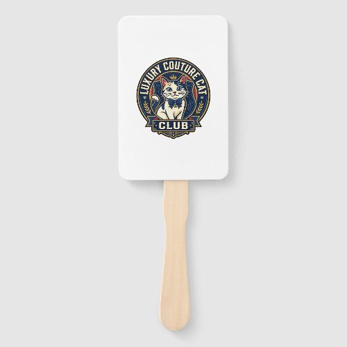 Luxury Couture Cat Cat Mom Gift Idea - Luxury Cout Hand Fan
