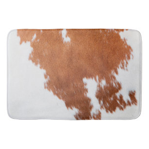 Luxury Cowhide Animal Skin Bath Mat