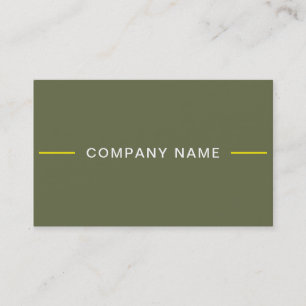 Luxury Creative Modern Design Professional Plain Business Card