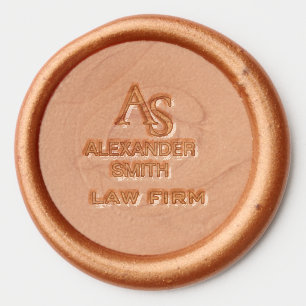 Luxury Crumpled Gold Foil Texture Elegant Metallic Wax Seal Sticker