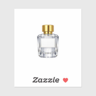 Luxury Crystal Perfume Bottle Sticker Elegant Fren