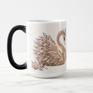 Luxury Crystal Swan Color Morph Mug