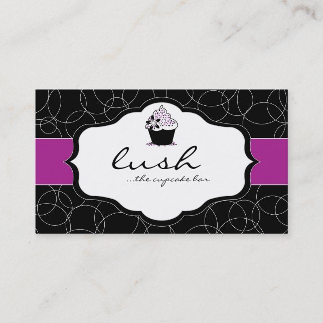 Luxury Cupcake Business Card (Front)