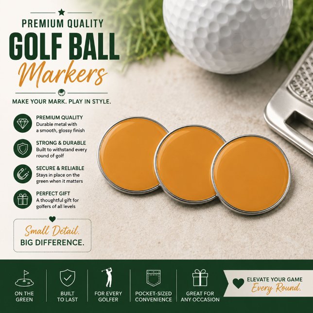 Luxury Custom Golf Ball Markers Gift (Creator Uploaded)
