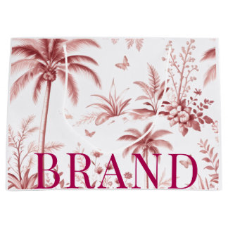 Luxury Custom Logo Paper Gift Bag | Minimal Boutiq