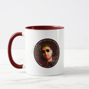 Luxury Custom Photo - Burgundy Gold Marble Mug