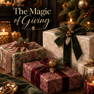 Luxury Damask – Ivory, Olive Green & Plum Gold Wrapping Paper Sheets