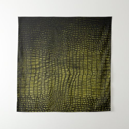 Luxury dark crocodile texture tapestry