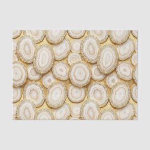 Luxury Decoupage White + Gold Agate Geode Tissue Paper