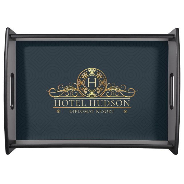 Luxury Design Hotel Branding Serving Tray (Front)