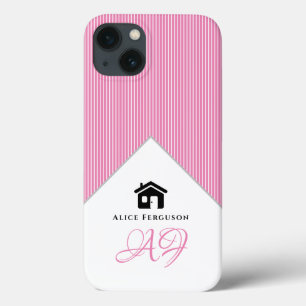 Luxury Diamond Home Initals iPhone 13 Case