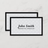 Luxury Diamond Quilt Landscaping Business Card (Front/Back)