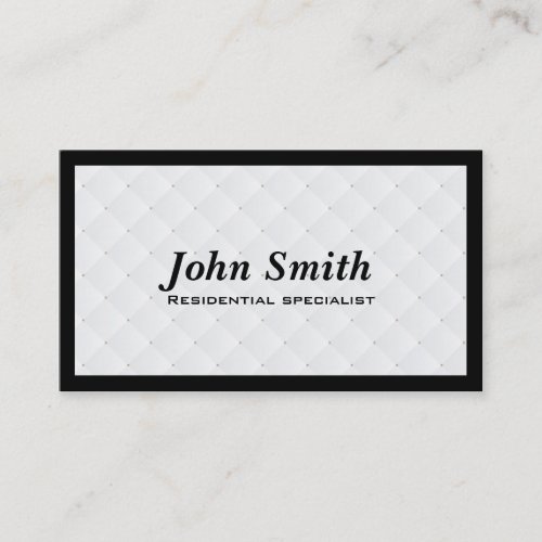 Luxury Diamond Quilt Landscaping Business Card