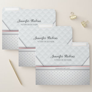 Luxury Diamond Shapes File Folder
