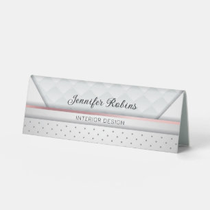 Luxury Diamond Shapes Table Tent