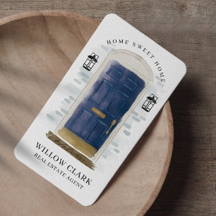 Luxury Door Professional Real Estate Agent Photo Business Card