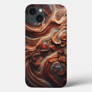 Luxury Earth Tone Agate Phone Case - Abstract Geol