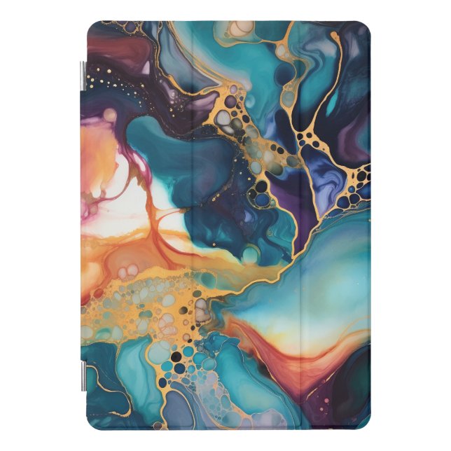 Luxury Elegant Abstract Marble Beautiful  iPad Pro Cover (Front)