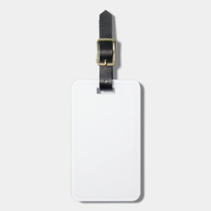 Luxury Elegant Black and Gold Dinosaur Monogram Luggage Tag