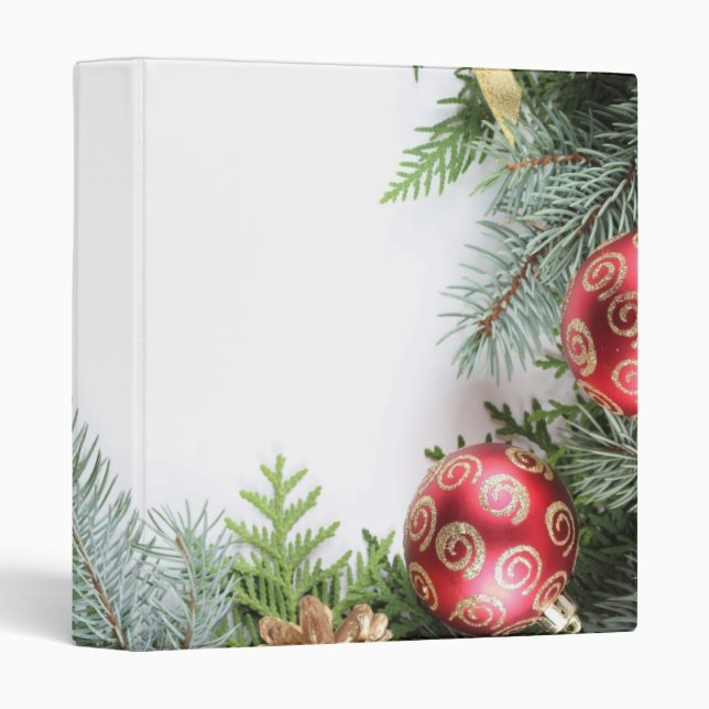 Luxury Elegant Christmas Winter Binder (Front/Spine)