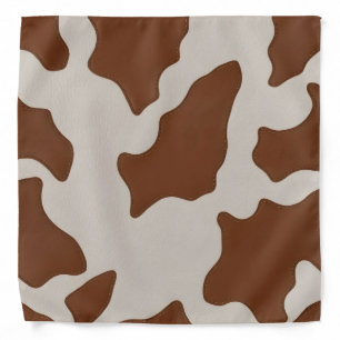 Luxury Elegant Faux Cow Leather Trendy Collection Bandana