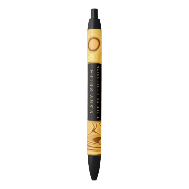Luxury Elegant Gold Marble Pen (Front Vertical)