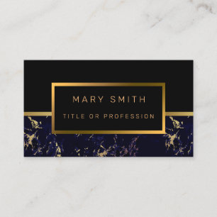 Luxury Elegant Marble Business Card
