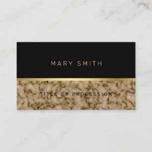 Luxury Elegant Marble Business Card