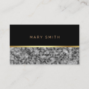 Luxury Elegant Marble Business Card
