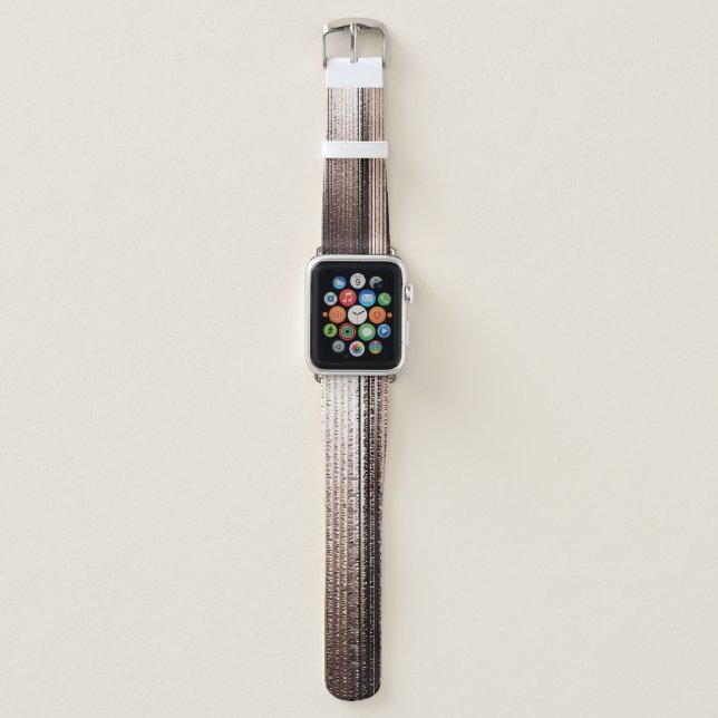 Luxury elegant metal gold background. apple watch band (Front)