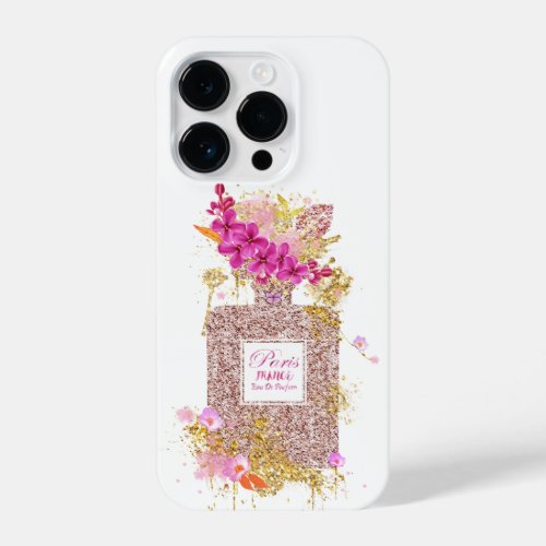 Luxury Elegant Perfume iPhone 14 Pro Case