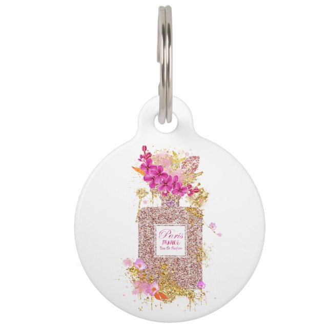 Luxury Elegant Perfume  Pet ID Tag (Front)