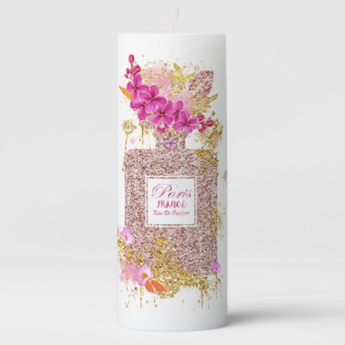 Luxury Elegant Perfume  Pillar Candle
