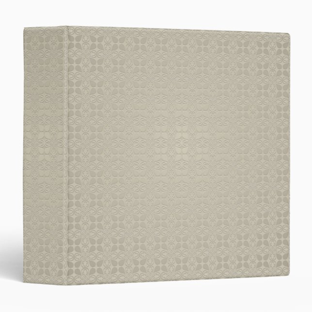 Luxury elegant recipes 3 ring binder (Front/Spine)