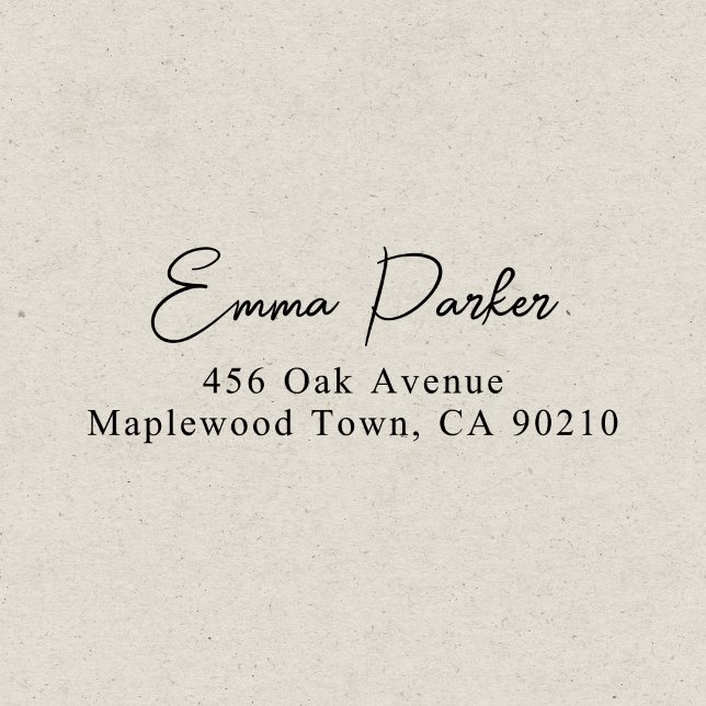 Luxury Elegant Script Simple Self-inking Stamp (Creator Uploaded)