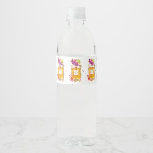 Luxury Elegant True Love Perfume Water Bottle Label