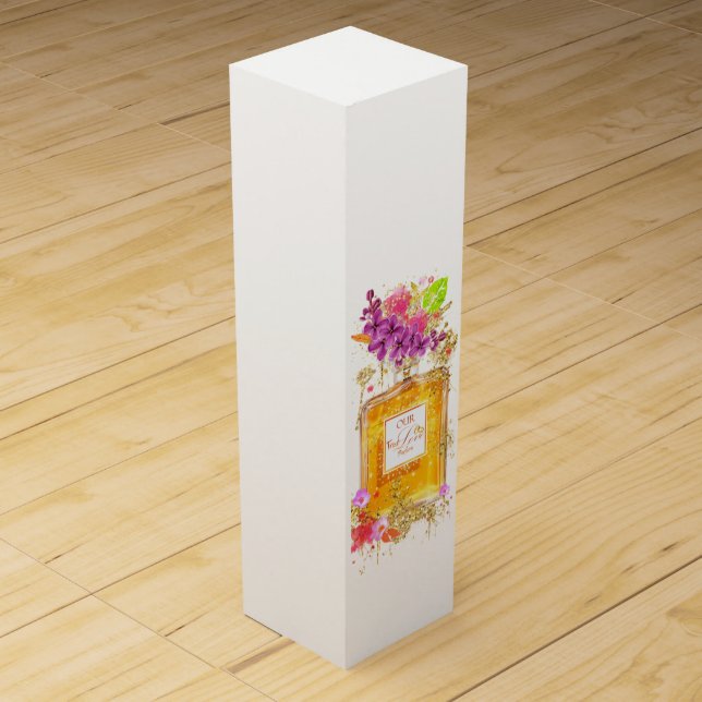 Luxury Elegant True Love Perfume  Wine Box (Front)