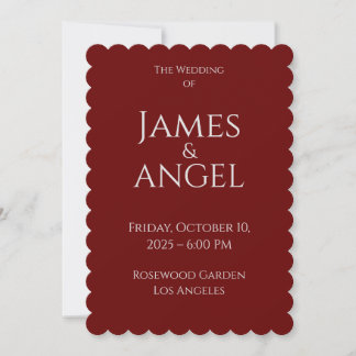 Luxury Elegant Wedding Invitation | Fully Editable