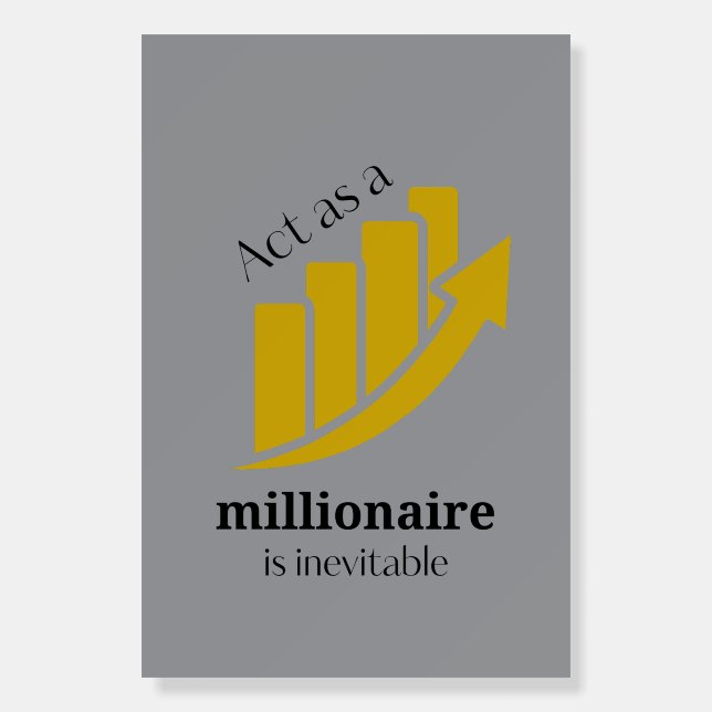 Luxury Entrepreneur Growth Art Foam Board (Front)