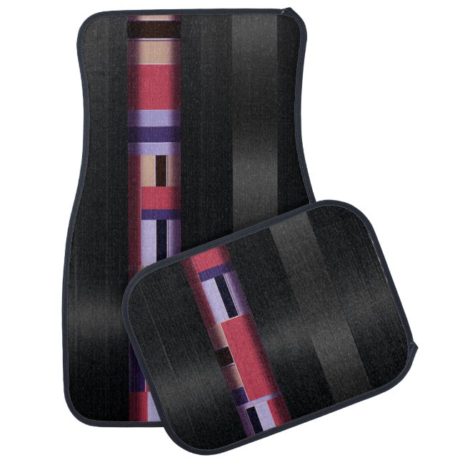 Luxury, escalade, fancy, authentic , abstract car floor mat (Set)