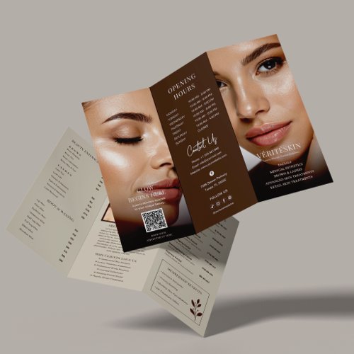 Luxury Esthetician Price List Tri-Fold Brochure