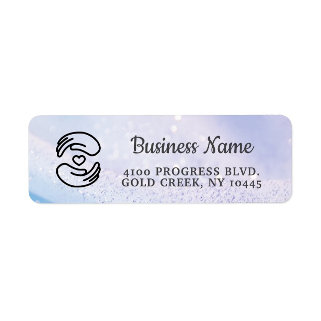 Luxury Etsy / Handmade Shop Packaging Label (Front)