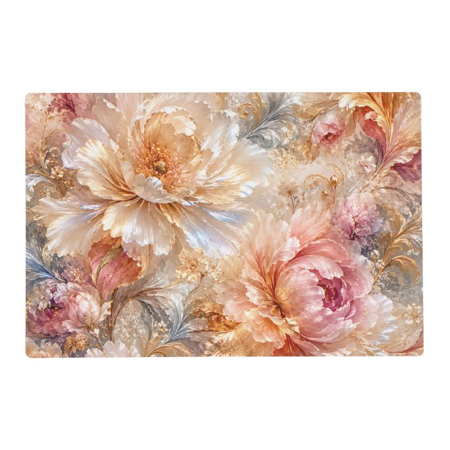 Luxury Fantasy Blooms Placemat (Front)