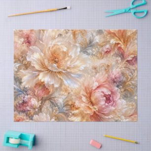 Luxury Fantasy Blooms Tissue Paper