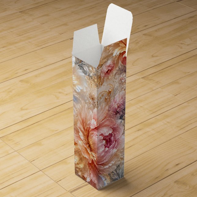 Luxury Fantasy Blooms Wine Box (Opened)